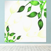 フレッシュガーデン離れズオンホワイトキャンバスプリント キャンバスプリント (インサイチュ (ウッドフロア))