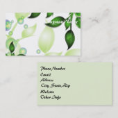 フレッシュガーデン離れズオンホワイト 名刺 (正面/裏面)