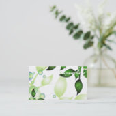 フレッシュガーデン離れズオンホワイト 名刺 (スタンド正面)