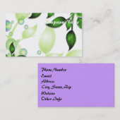 フレッシュガーデン離れズオンホワイト 名刺 (正面/裏面)