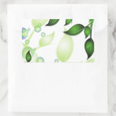 フレッシュガーデン離れズオンホワイト 長方形シール (バッグ)