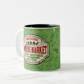 フレッシュガーデンADD NAME地元で栽培された農家市場 ツートーンマグカップ (正面左)