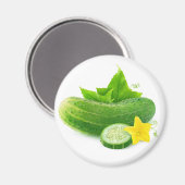 フレッシュキュウリ マグネット (正面/裏面)