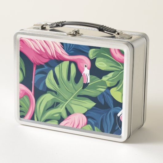 フレッシュキーパー食品収納箱 メタルランチボックス (正面)