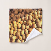 フレッシュクルミ絵画ツ超現実的 バスタオルセット (ウォッシュタオル)