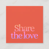 フレッシュクールオレンジピンクはっきりした 紹介カード (正面)