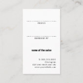 フレッシュクールブルーレッドホワイトハートはっきりしたサロン 紹介カード (裏面)