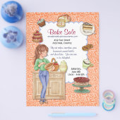 フレッシュグッドベイクセールフライヤー チラシ (シングル)