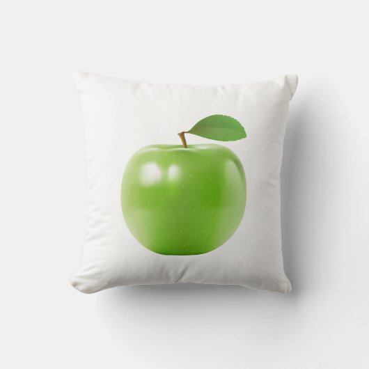 フレッシュグリーンアップル装飾用クッション クッション (正面)