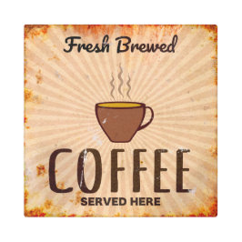 フレッシュコーヒー メタルプリント