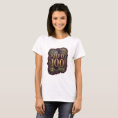 フレッシュゴールドKEEP IT 100スローガンTシャツ Tシャツ (正面フル)