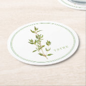 フレッシュサイムラウンド紙コースター(+文字) ラウンドペーパーコースター (アングル)