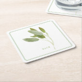 フレッシュサージスクエア紙コースター(+文字) スクエアペーパーコースター (アングル)