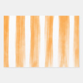 フレッシュシトラスオレンジサマーボタニカルグリーン ラッピングペーパーシート (正面2)