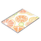 フレッシュシトラスフルーツオレンジライムレモングレープフルーツ ノートブック (左側)