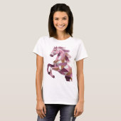 フレッシュシルバー抽象芸術デザインv2 tシャツ (正面フル)