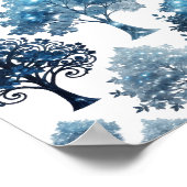 フレッシュシルバーBLUE ICE TREES ポスター (角)