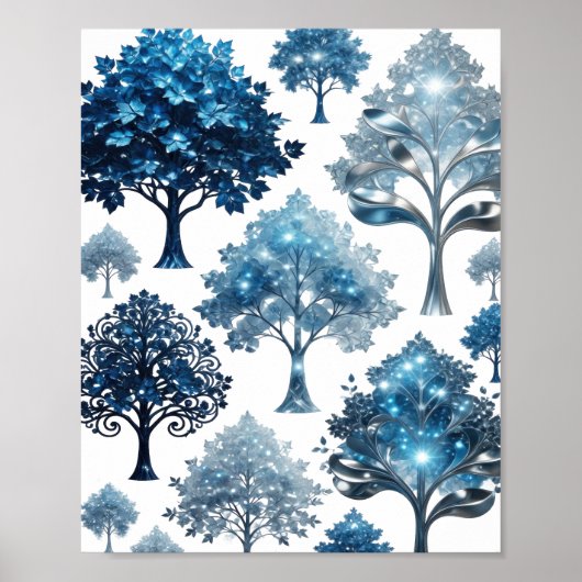 フレッシュシルバーBLUE ICE TREES ポスター (正面)