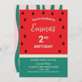 フレッシュスイカ招待状 (正面/裏面)