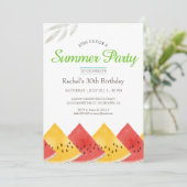 フレッシュスイカ誕生日招待 招待状 (スタンド正面)