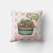 フレッシュスイートストロベリー装飾用クッション クッション (裏面)