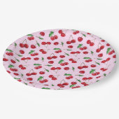 フレッシュスウィートさくらんぼ ペーパープレート (アングル)