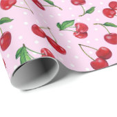 フレッシュスウィートさくらんぼ ラッピングペーパー (ロールコーナー)