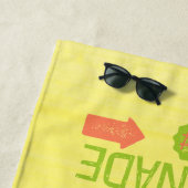 フレッシュスクイーズレモネード ビーチタオル (インサイチュ)