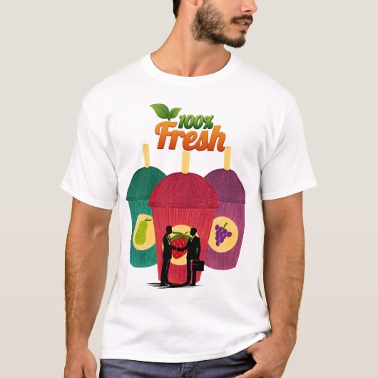 フレッシュスクイーズ – Juicy Summer Vibes Tee Tシャツ (正面)