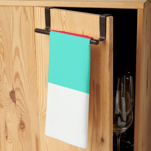 フレッシュストライプなコンテンポラリー数々の: – トーンハンドタオル キッチンタオル (三つ折り)