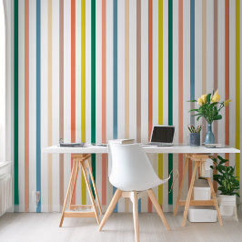 フレッシュストライプパターン壁紙 壁紙