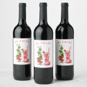 フレッシュストロベリージュースカッコいいドリンク – Summer Fruits ワインラベル (ボトル)