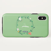 フレッシュスプリングフラワーガーランド 名入れ Case-Mate iPhoneケース (裏面(横))