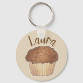 フレッシュス焼いたルーセルクラムマフィンベイクセールグルメ キーホルダー (正面)