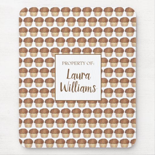 フレッシュス焼いたルーセルクラムマフィンベイクセールグルメ マウスパッド (正面)