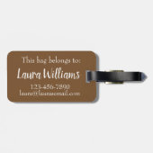 フレッシュス焼いたルーセルクラムマフィンベイクセールグルメ ラゲッジタグ (裏面横)