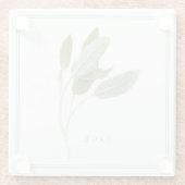 フレッシュセージ用ガラス飲料用コースター(+文字) ガラスコースター (裏面)