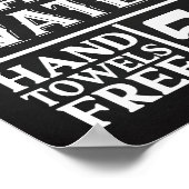 フレッシュソープ&ウォーターヴィンテージファームハウスバスルーム ポスター (角)