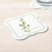 フレッシュタイムブラケット紙コースター(+文字) ペーパーコースター (アングル)