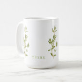 フレッシュタイム背の高いホワイトマグカップ コーヒーマグカップ (正面左)