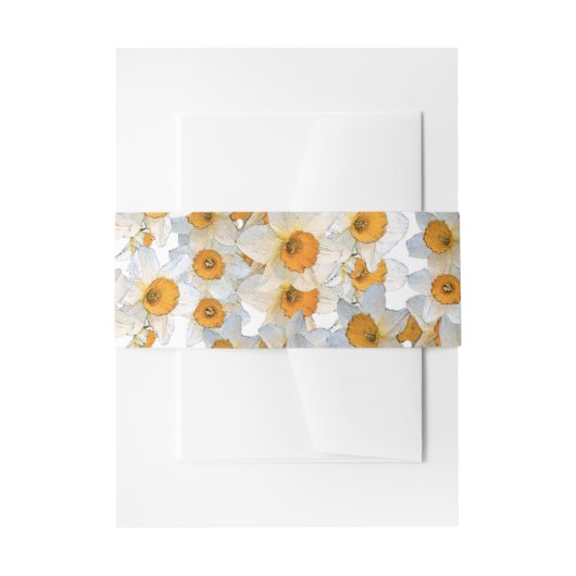 フレッシュダフォディル 招待状ベリーバンド (正面例)