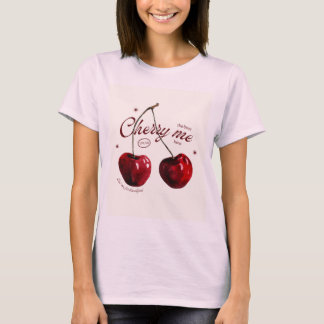 フレッシュチェリー ビンテージ グラフィックTシャツ Tシャツ