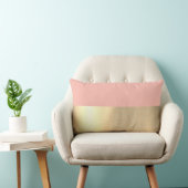 フレッシュチューリップピンクゴールド素朴フォイル ランバークッション (椅子)