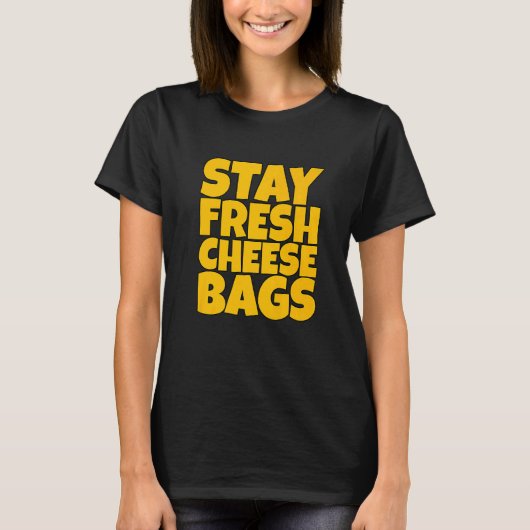 フレッシュチーズ保存袋 Tシャツ (正面)