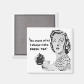 フレッシュティーキッチンマグネット広告(ヴィンテージ) マグネット (正面/裏面)