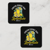 フレッシュデイザレモネードボス スクエア名刺 (正面/裏面)