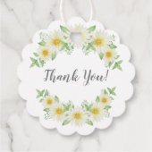 フレッシュデイジーフローラファーストホーリーコミューンメッセージカード フェイバータグ (裏面)