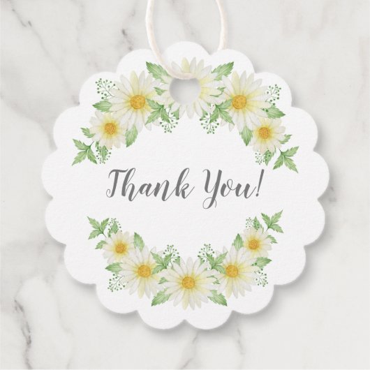 フレッシュデイジーフローラファーストホーリーコミューンメッセージカード フェイバータグ (裏面)