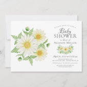 フレッシュデイジーフローラブライダルシャワー 招待状 (正面)