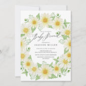 フレッシュデイジーフローラベビーブランチ 招待状 (正面)